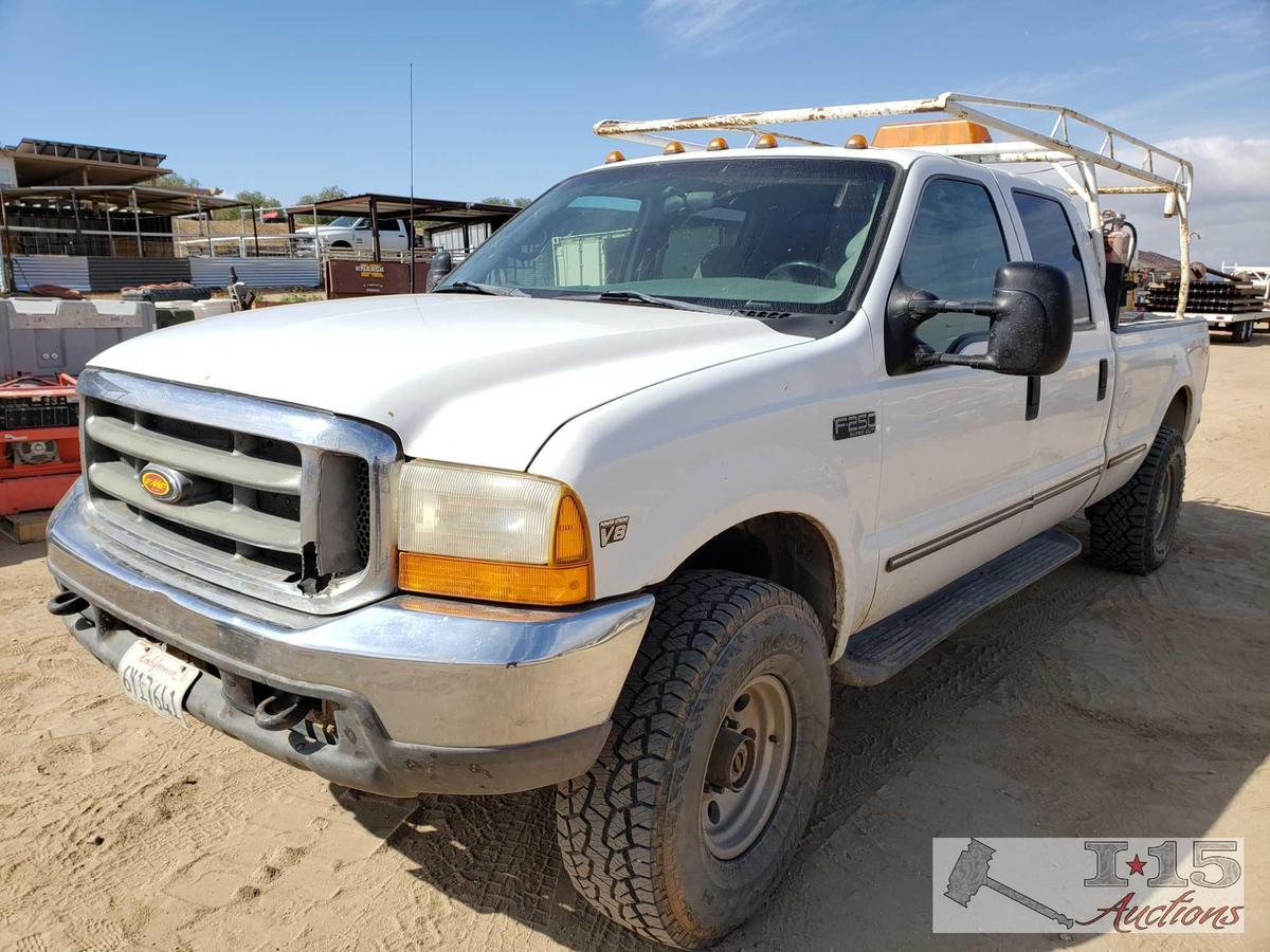 1999 Ford F-250 Super Duty 7.3L Turbo V8 Power Stroke 4...4, CURRENT SMOG!! See Video!