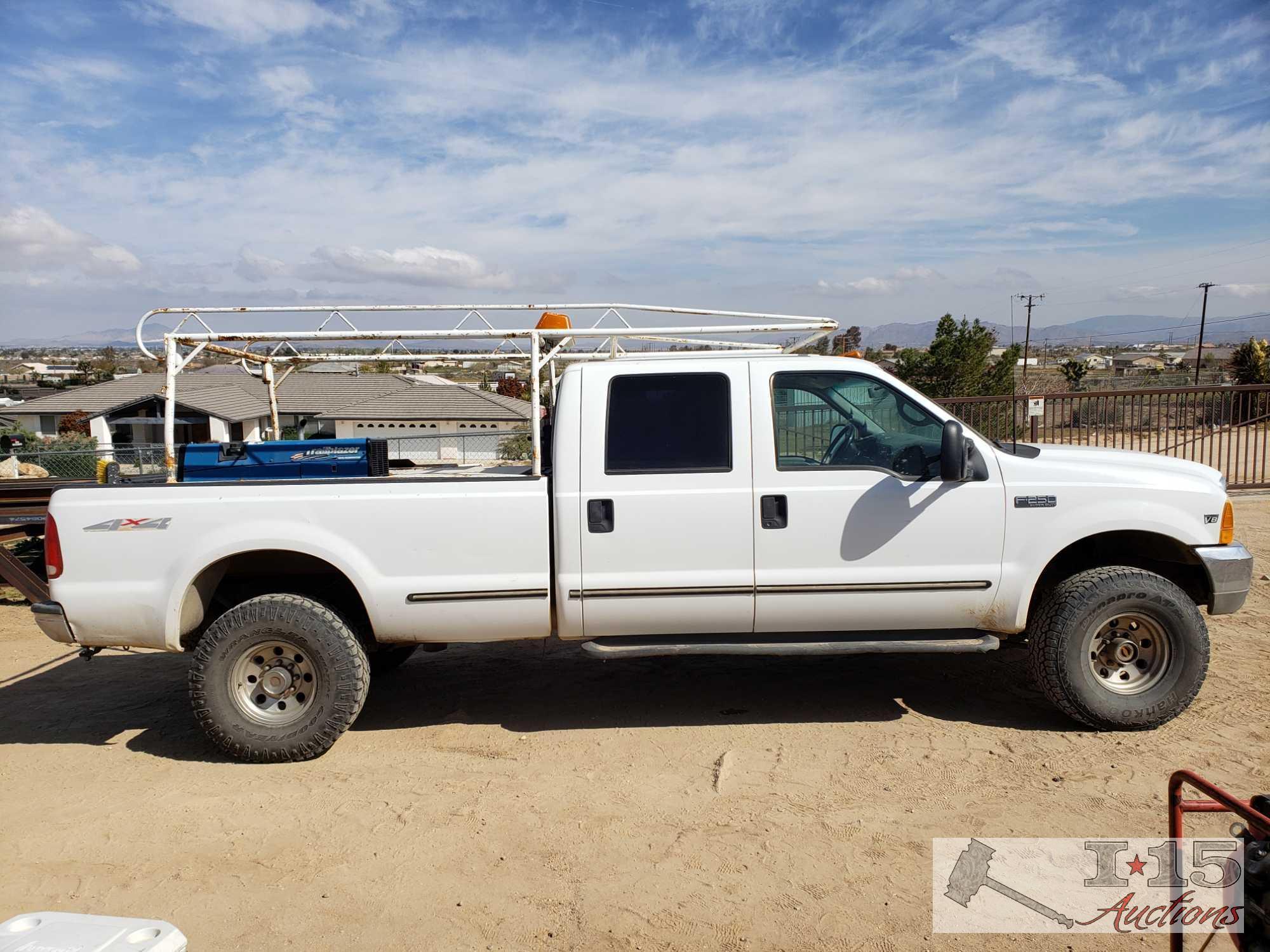 1999 Ford F-250 Super Duty 7.3L Turbo V8 Power Stroke 4...4, CURRENT SMOG!! See Video!