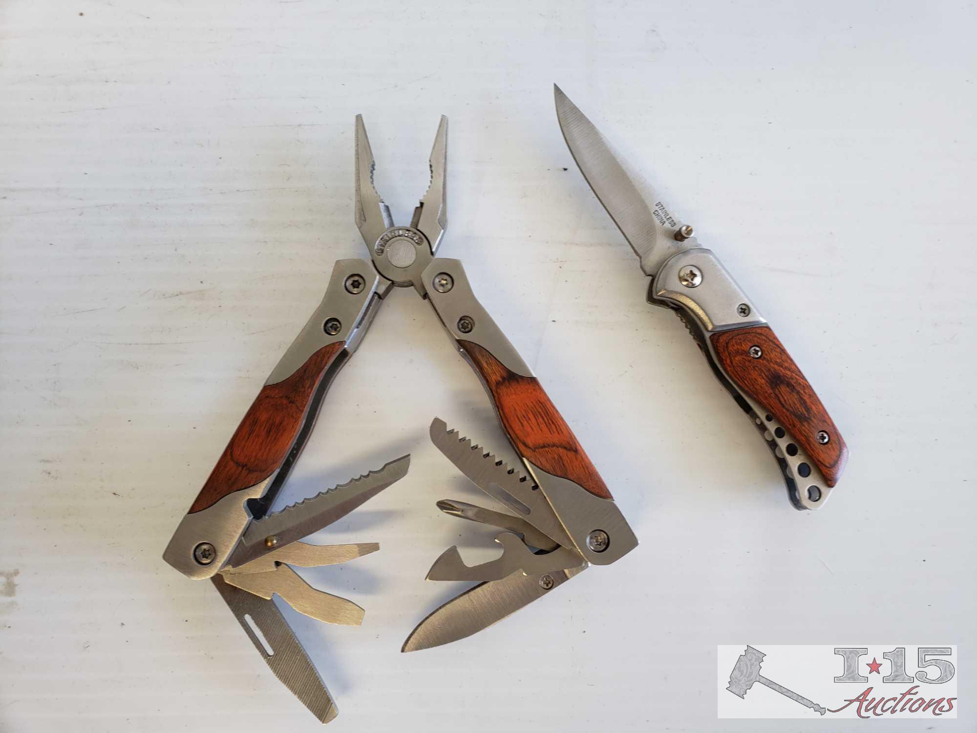Northern Industrial Multitool and Pocket Knife Set