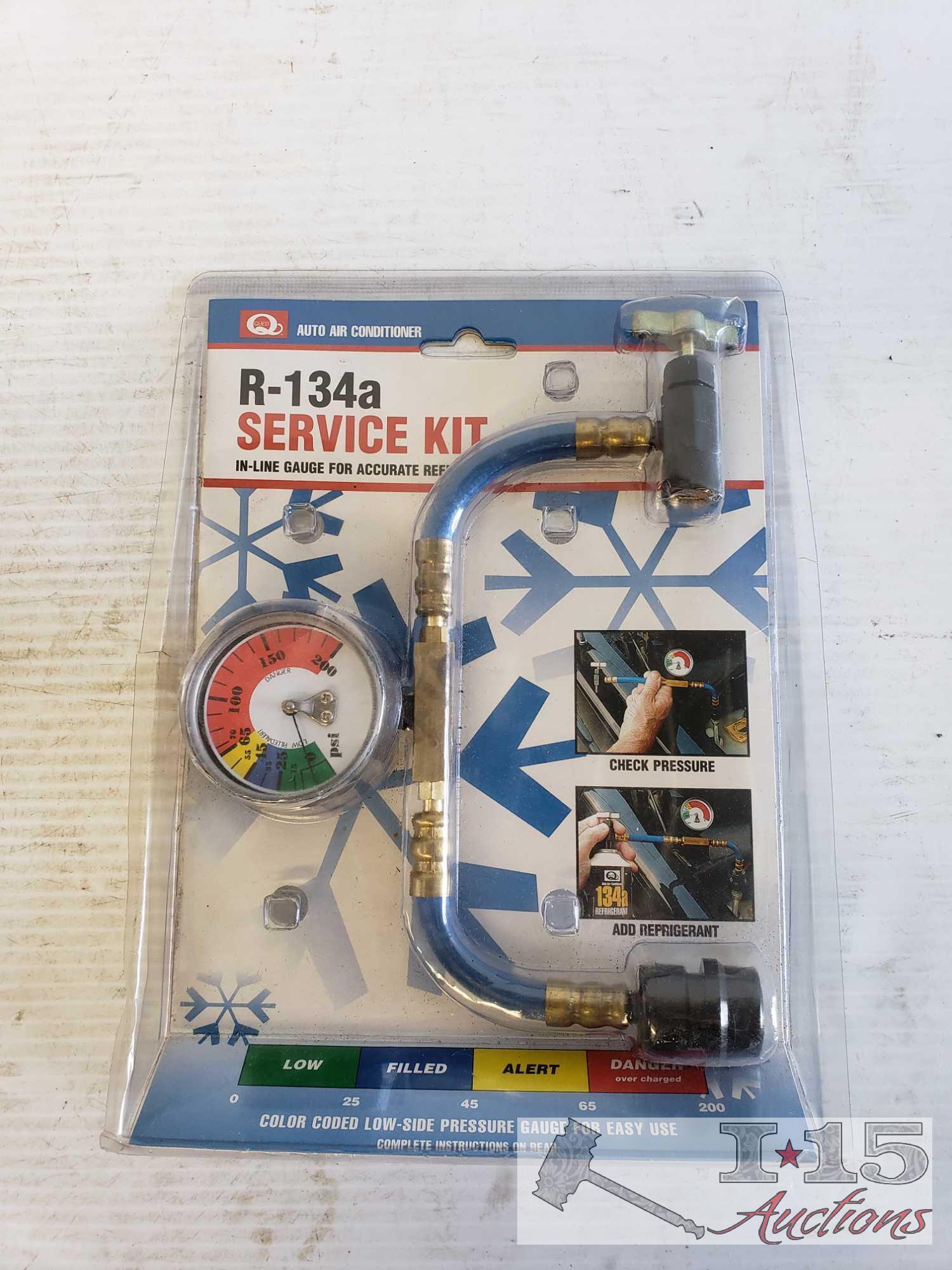 U.S. General/Tif A/C Manifold Gauge's, R-134a Service Kit