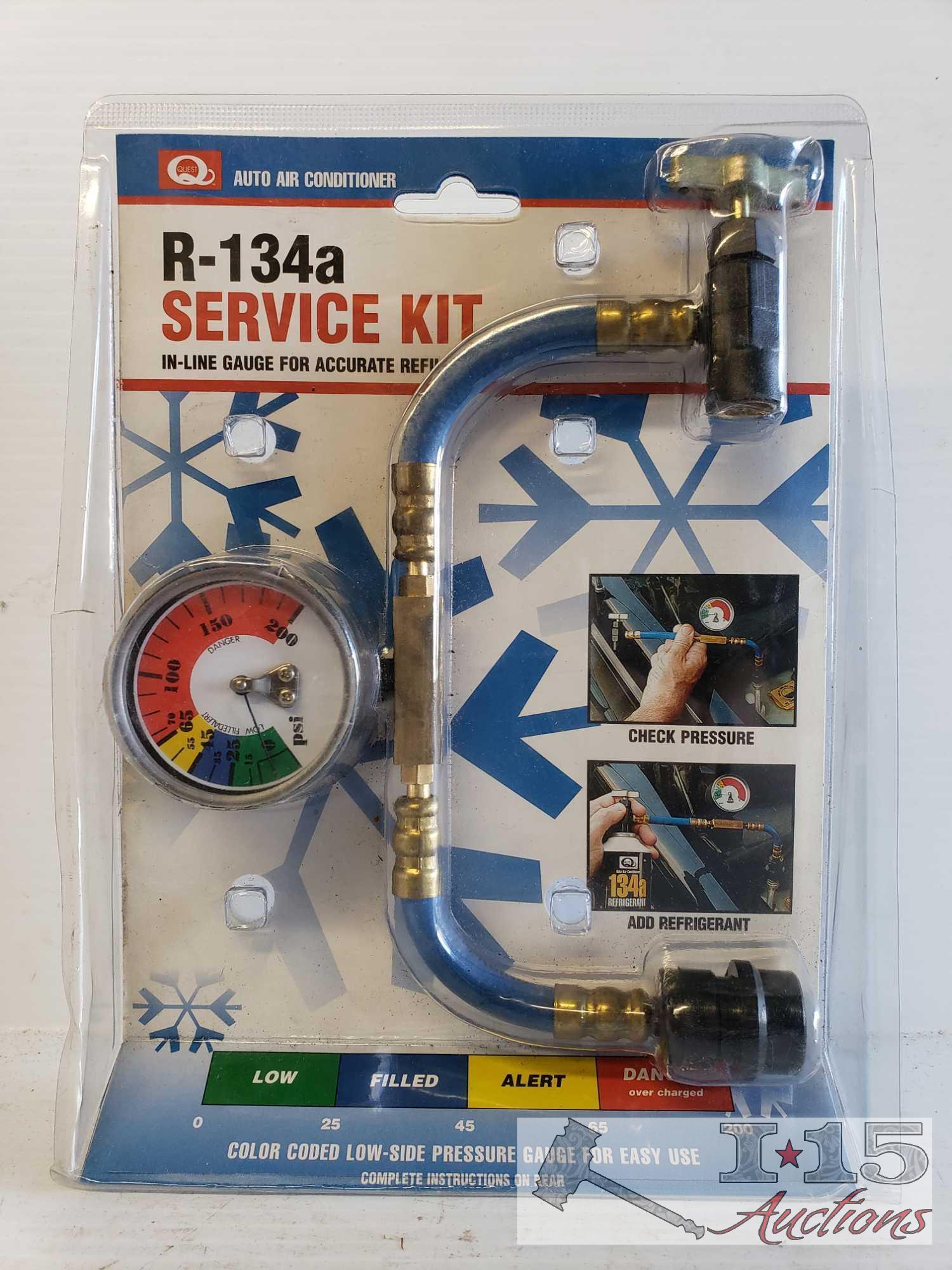 U.S. General/Tif A/C Manifold Gauge's, R-134a Service Kit