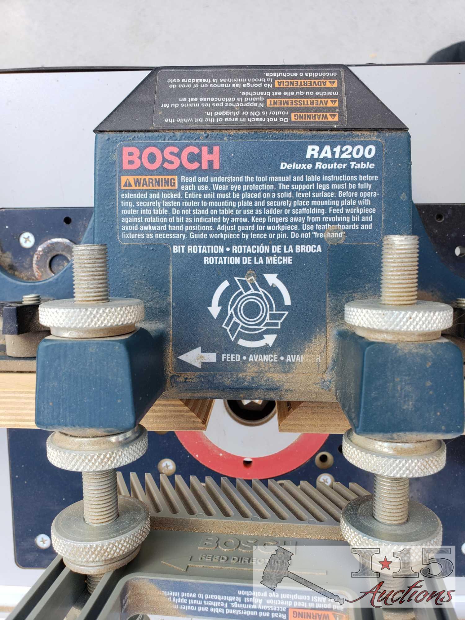 Bosch Router Table with Case and all Parts