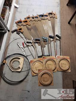 Hand Saws & Bandsaw Blades Various Types
