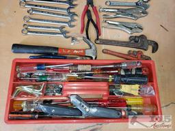 Rubbermade Tool Box with Craftsman Tools and more