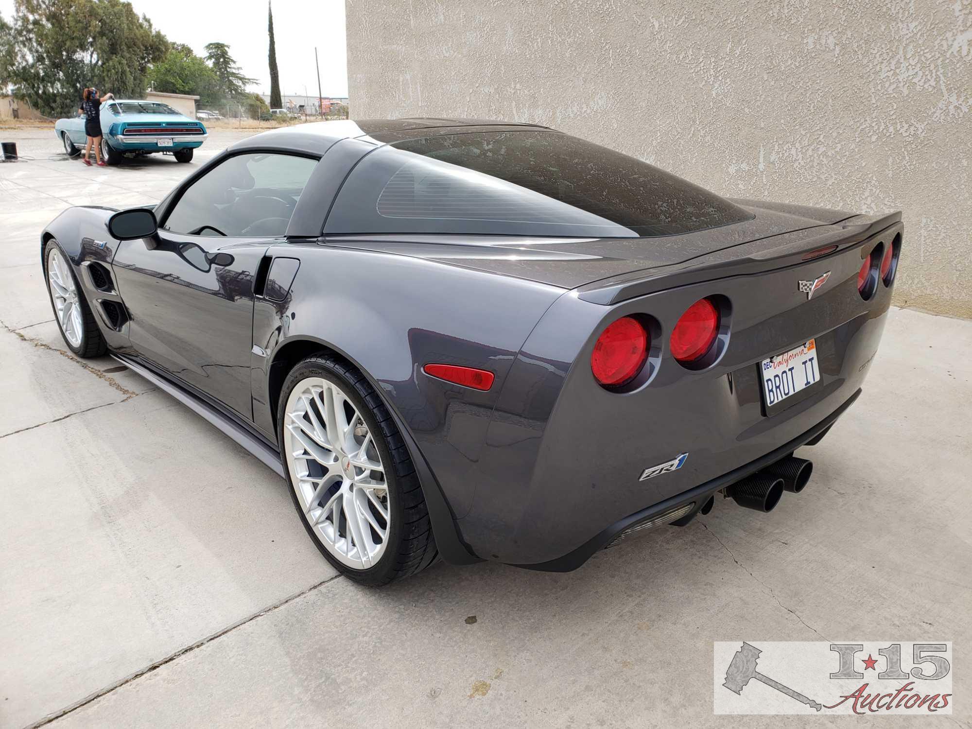 2011 Corvette ZR1, Under 6k Miles! See Video! Sold on Non-op!