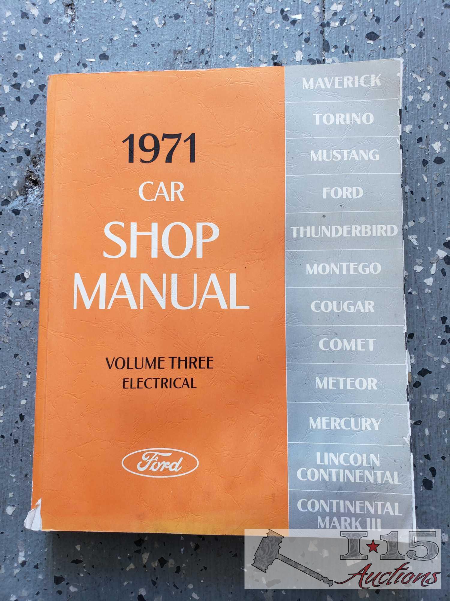 Car Shop Manual's Approx 10 Pieces