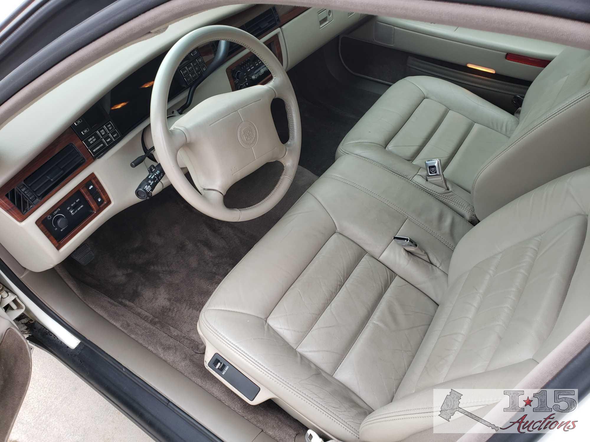 1995 Cadillac Deville White, Low Miles! CURRENT SMOG!! See Video!