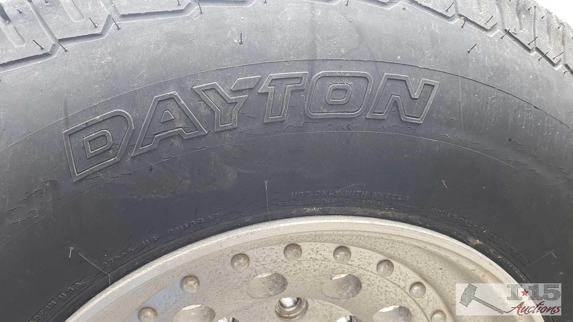 Dayton Tires on Rim's Approx 7 9.50R16.5LT M/S