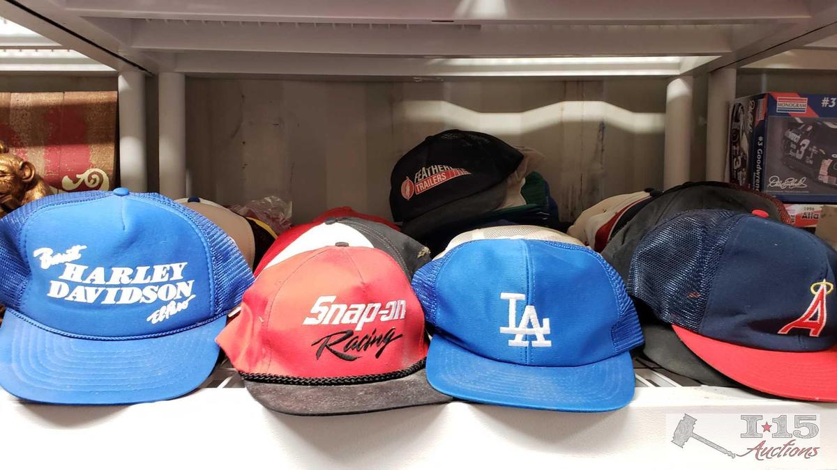 Approx 50+ Assorted Baseball Hats
