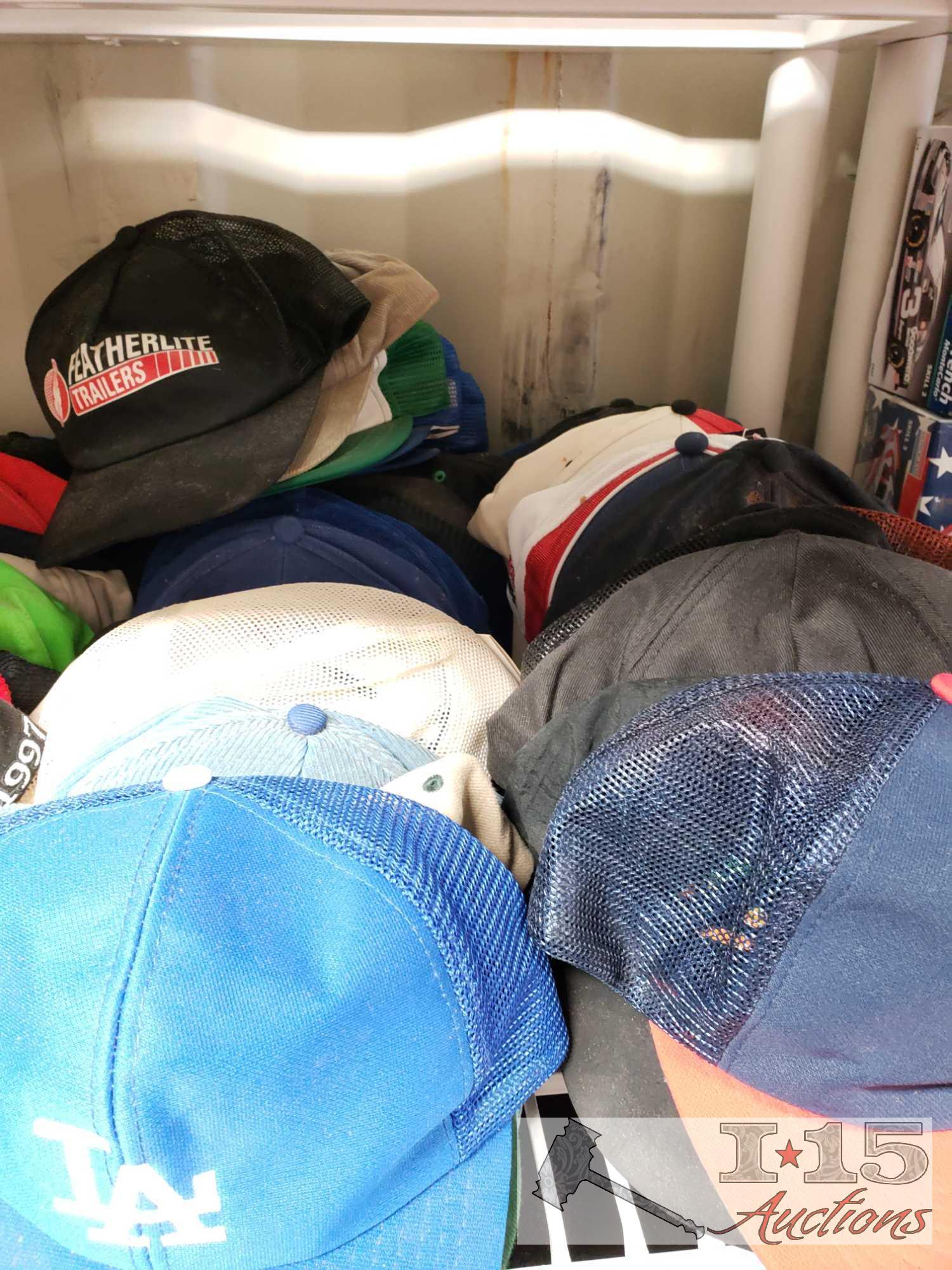 Approx 50+ Assorted Baseball Hats