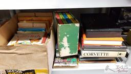 Assorted Books Including Encyclopedia of the Corvette, Home Improvement, Disney and More