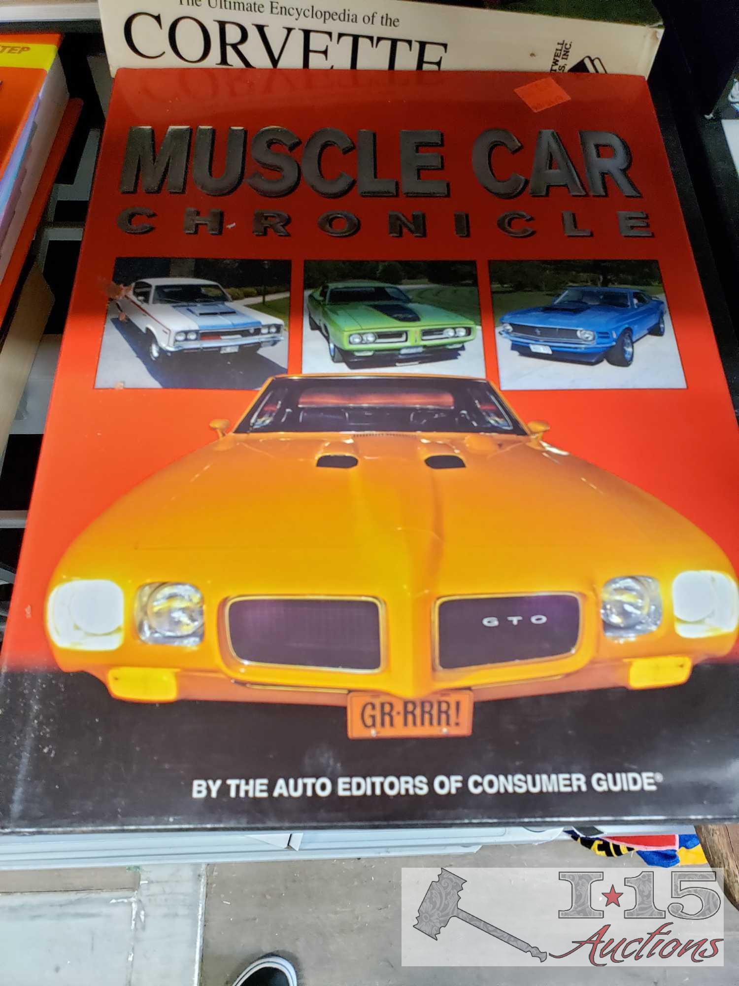 Assorted Books Including Encyclopedia of the Corvette, Home Improvement, Disney and More