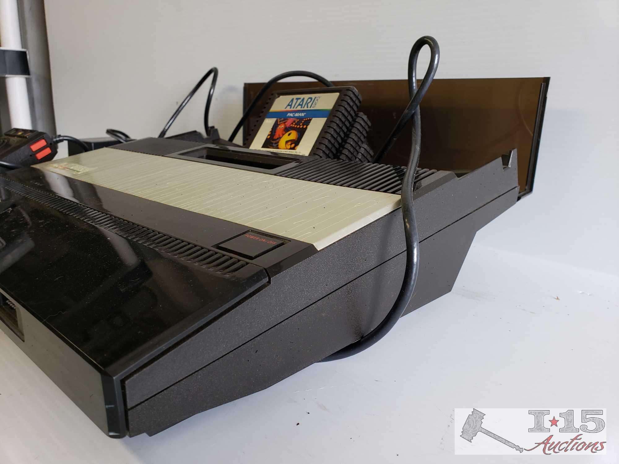 Atari 5200 with 2 Joysticks and Games