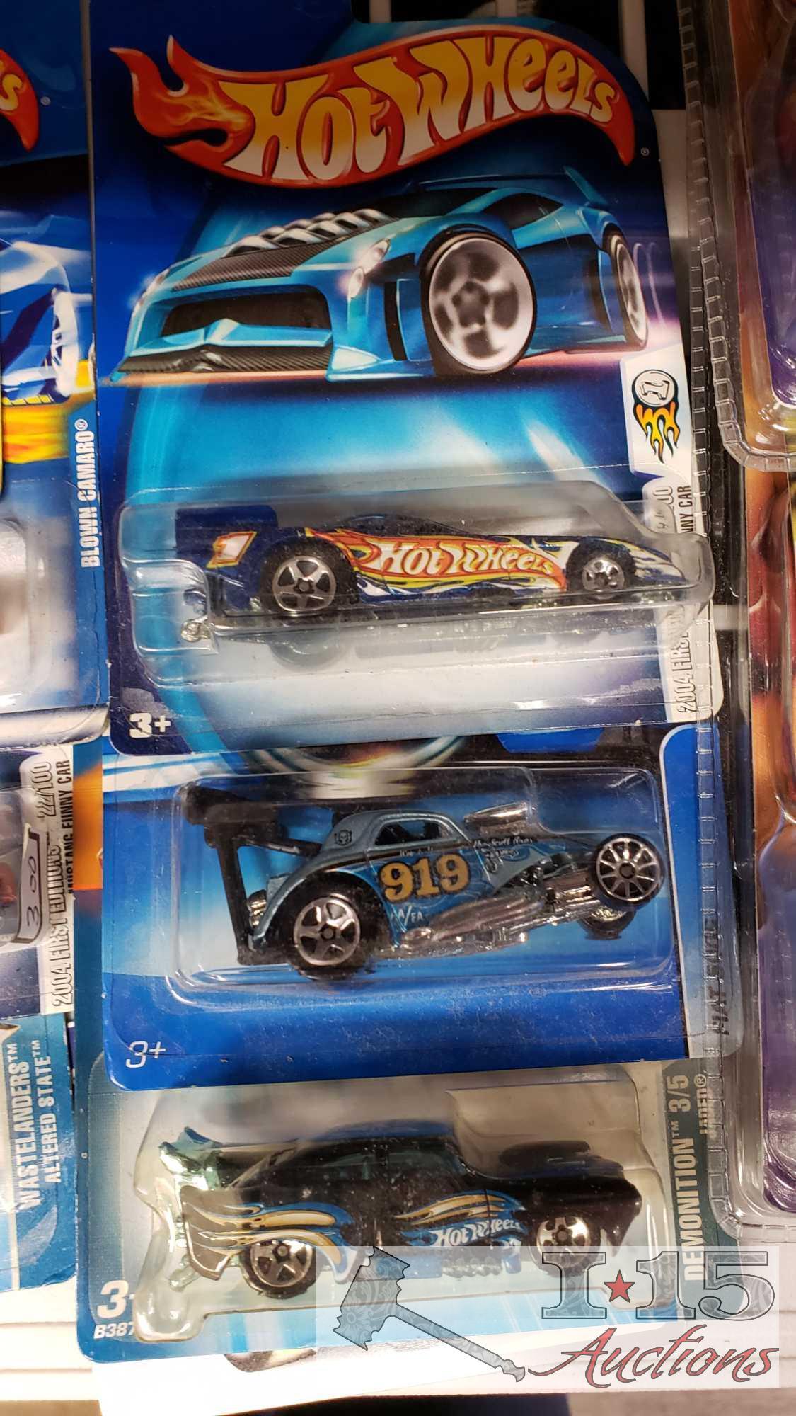 Assorted Hot Wheels, Both Still in Package and Not