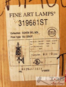 Fine Art Lamps-Outdoor 60W 4 Brand New in Boxes (Compare on Wayfair $934 each)