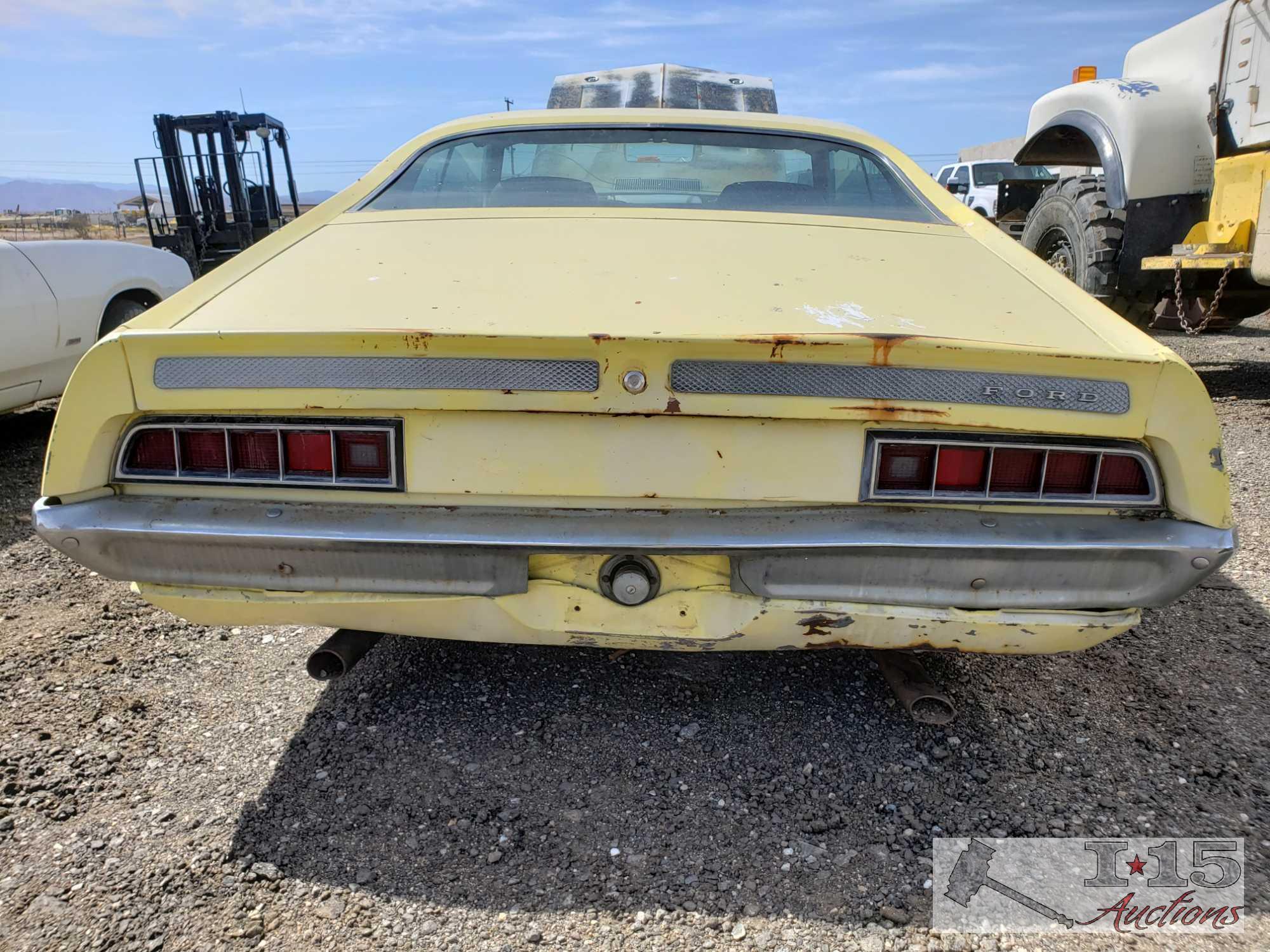 1970 Ford Fairlane Torino GT Cobra Yellow with Marti Report and Keys!