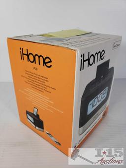 iHome iPhone/iPod Dock Alarm Clock, New in Box