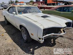 1970 Mercury Cyclone White, With Elite Marti Report and Keys!