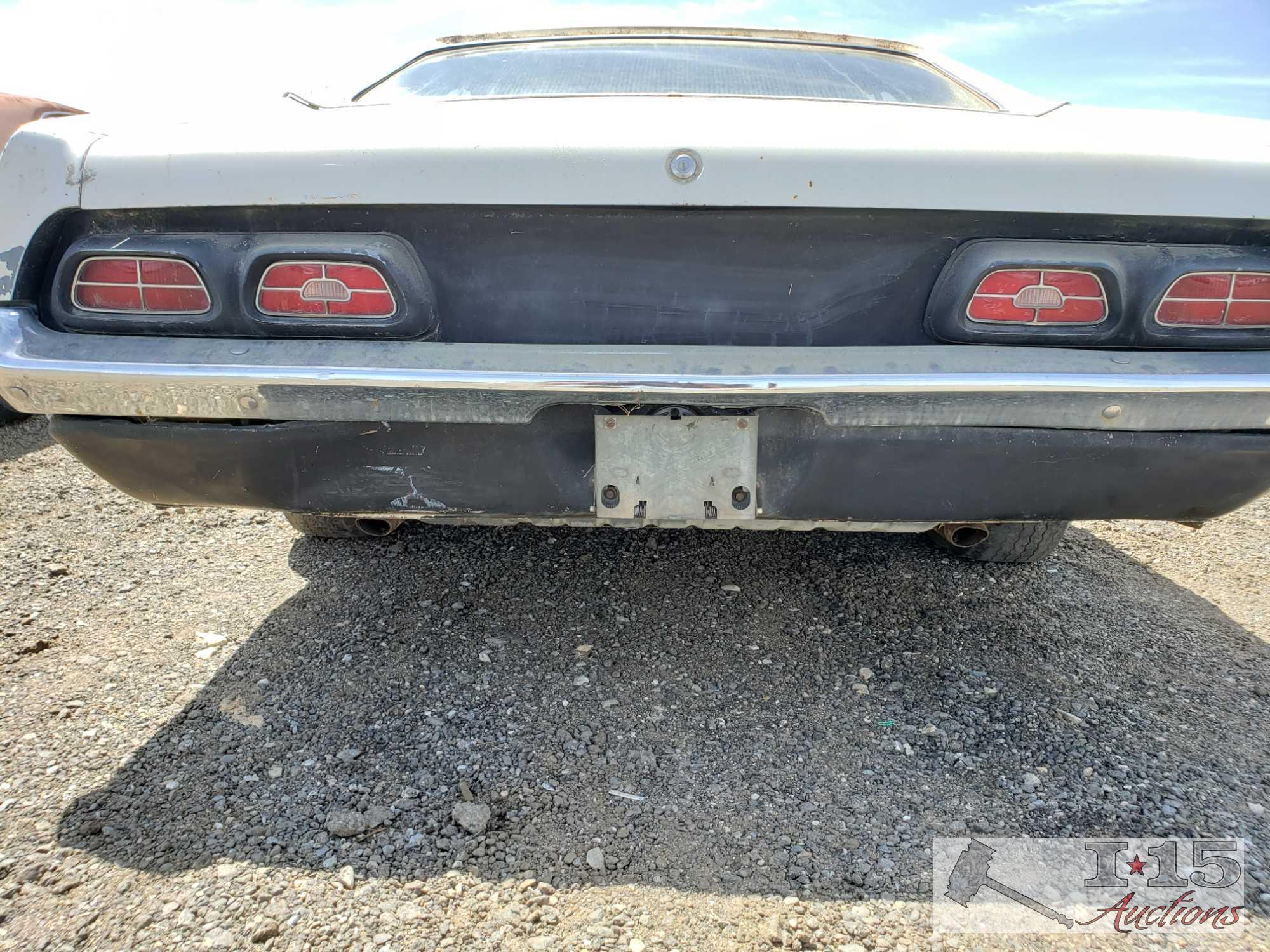 1970 Mercury Cyclone White, With Elite Marti Report and Keys!