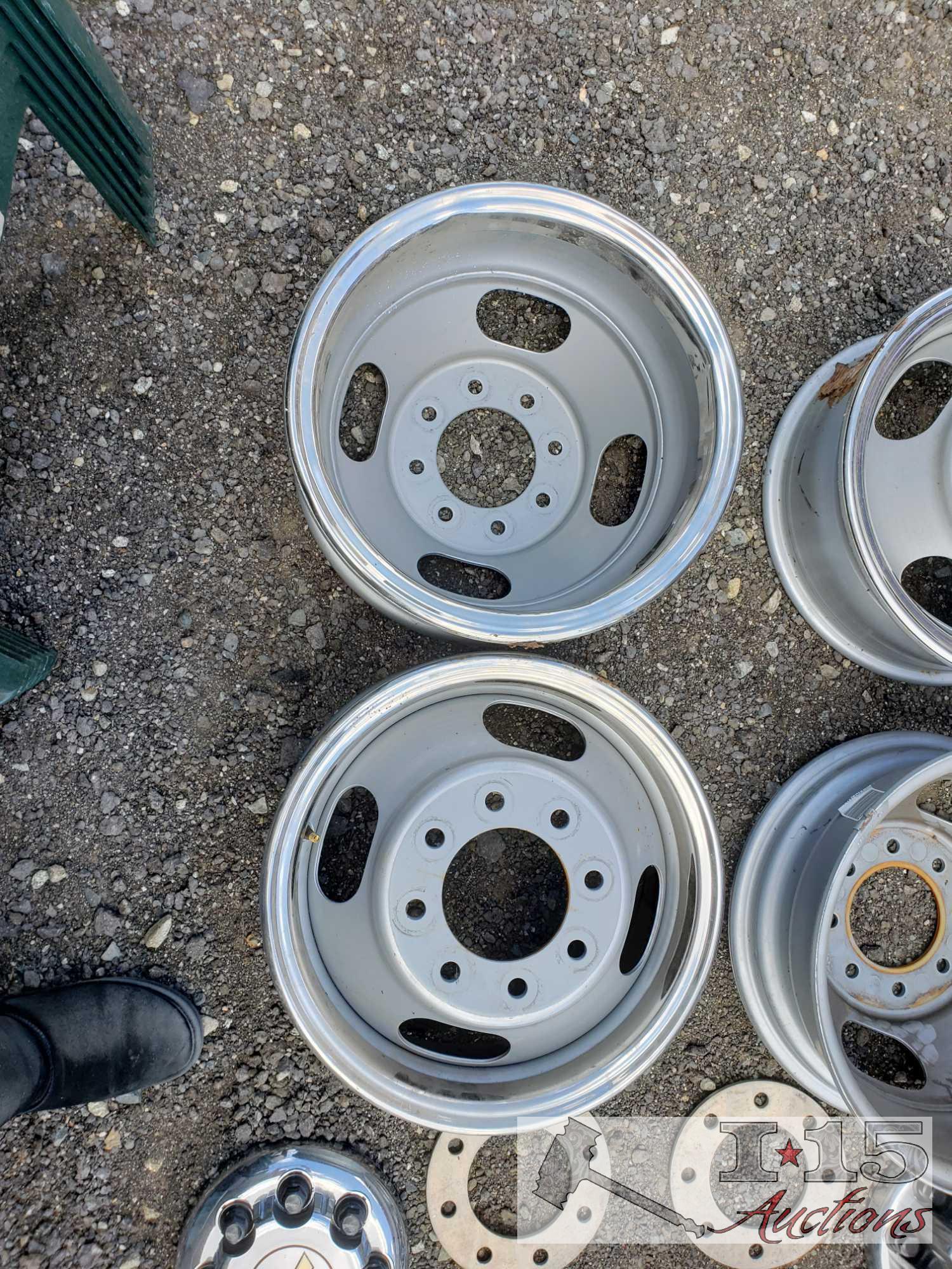 4 OEM Chevy Wheels, Came Off of 2005 3500 Dually