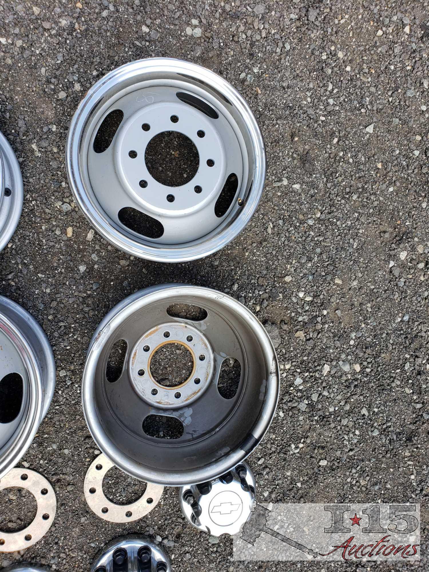4 OEM Chevy Wheels, Came Off of 2005 3500 Dually