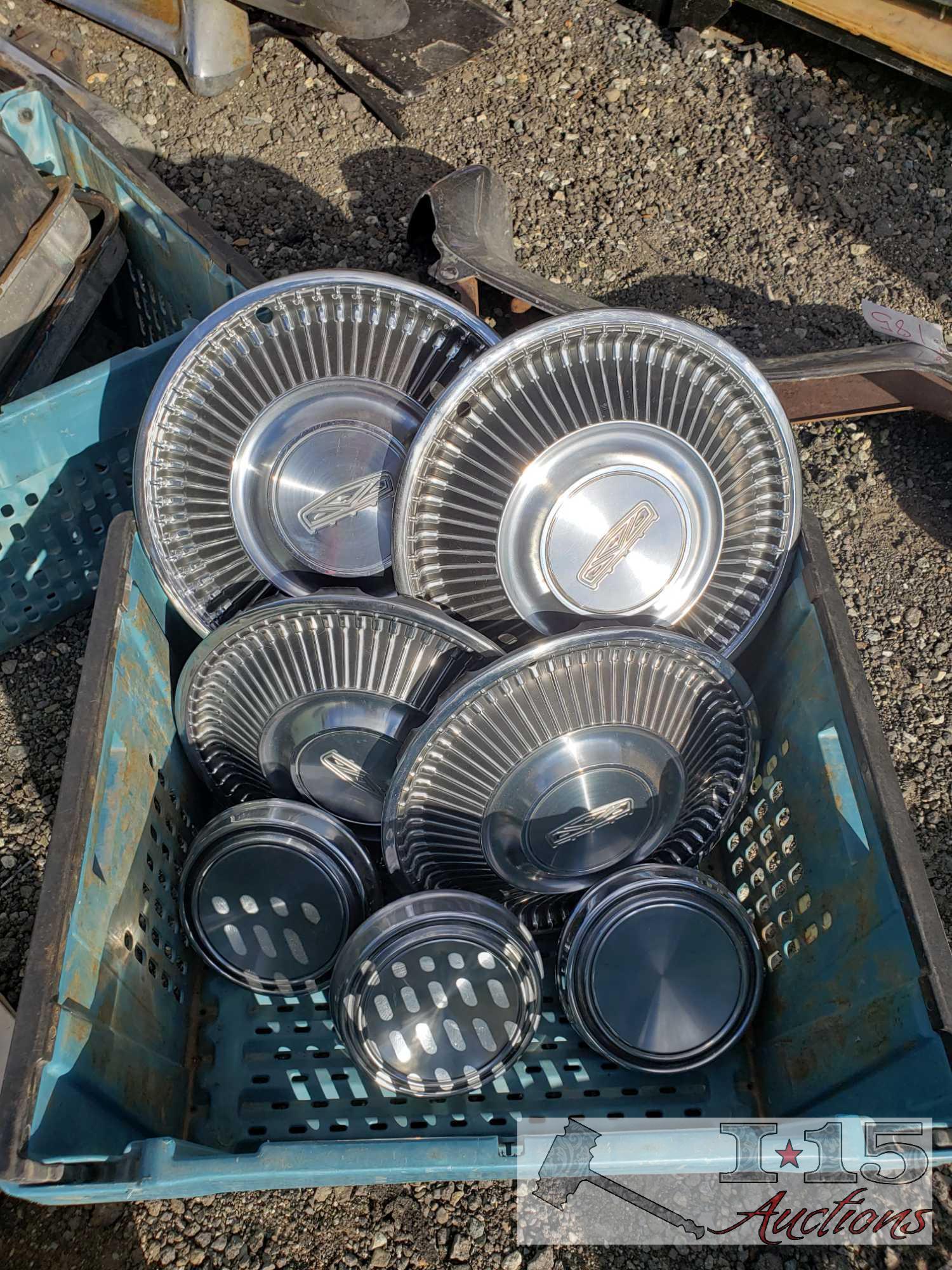 Hub Caps- Miscellaneous Sizes Approx 11