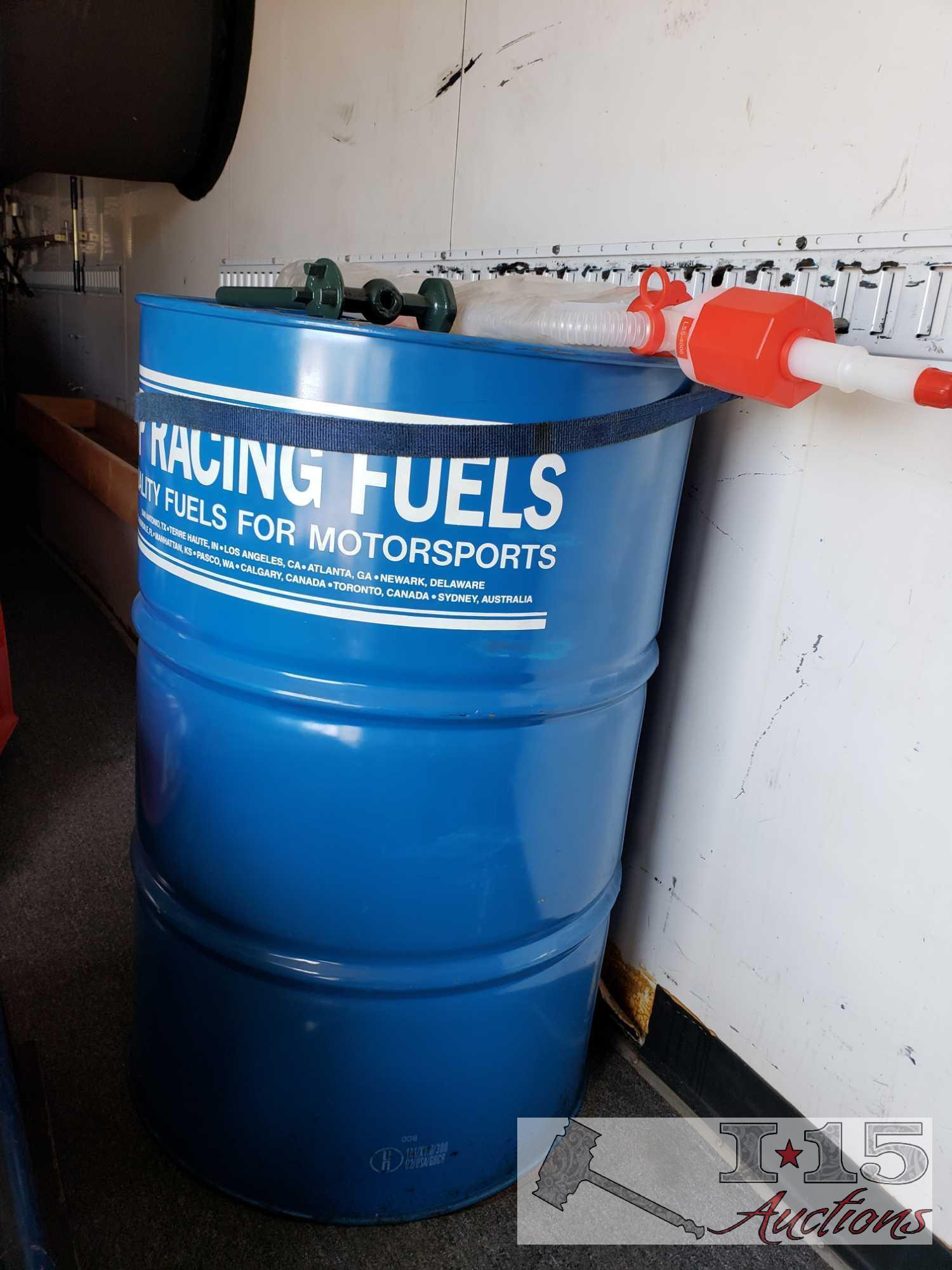 VP Racing Fuels Approx Half Full Drum