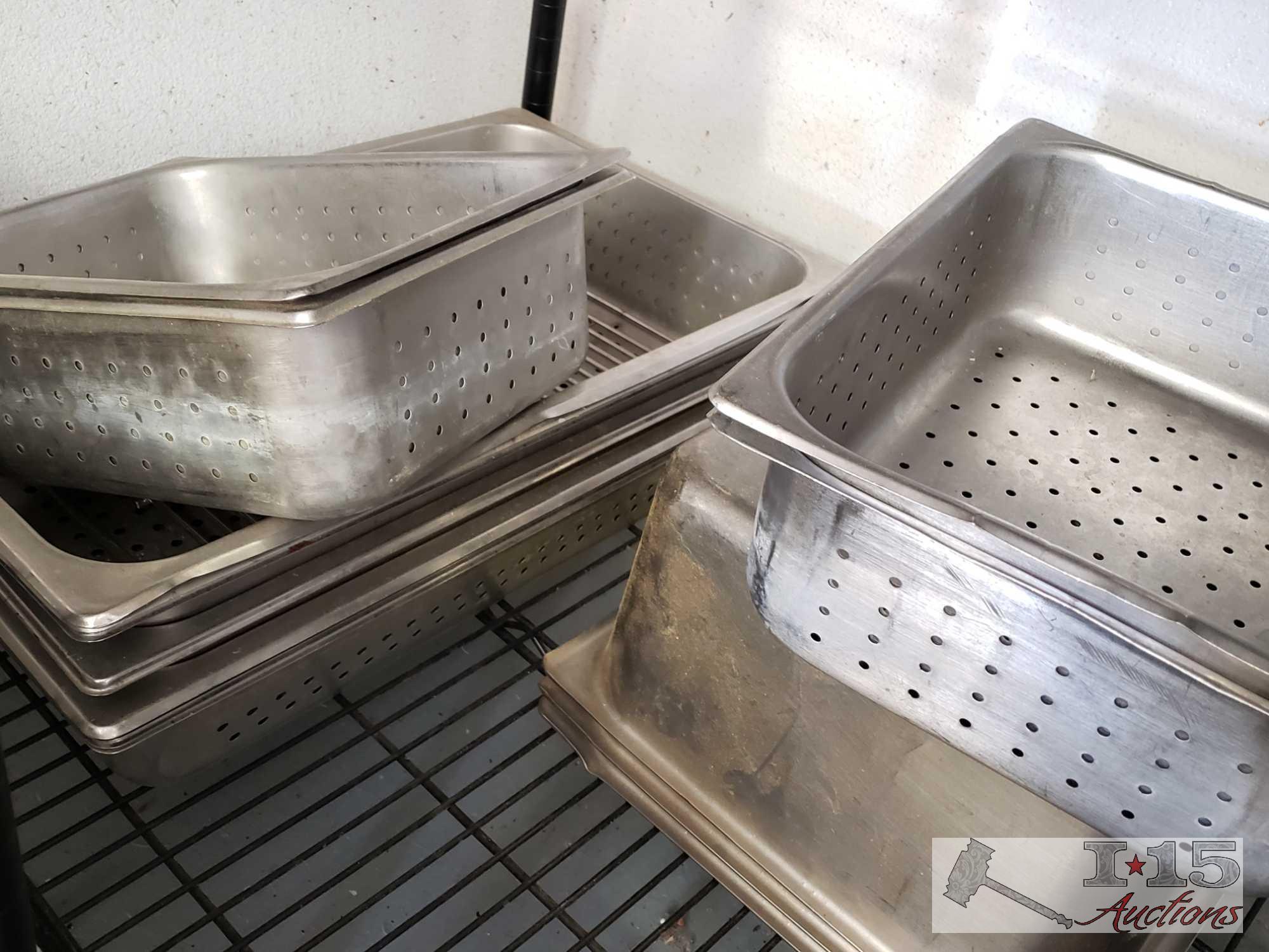 Stainless Steel Food Bins, Silverware, Pots, Utensils and More..