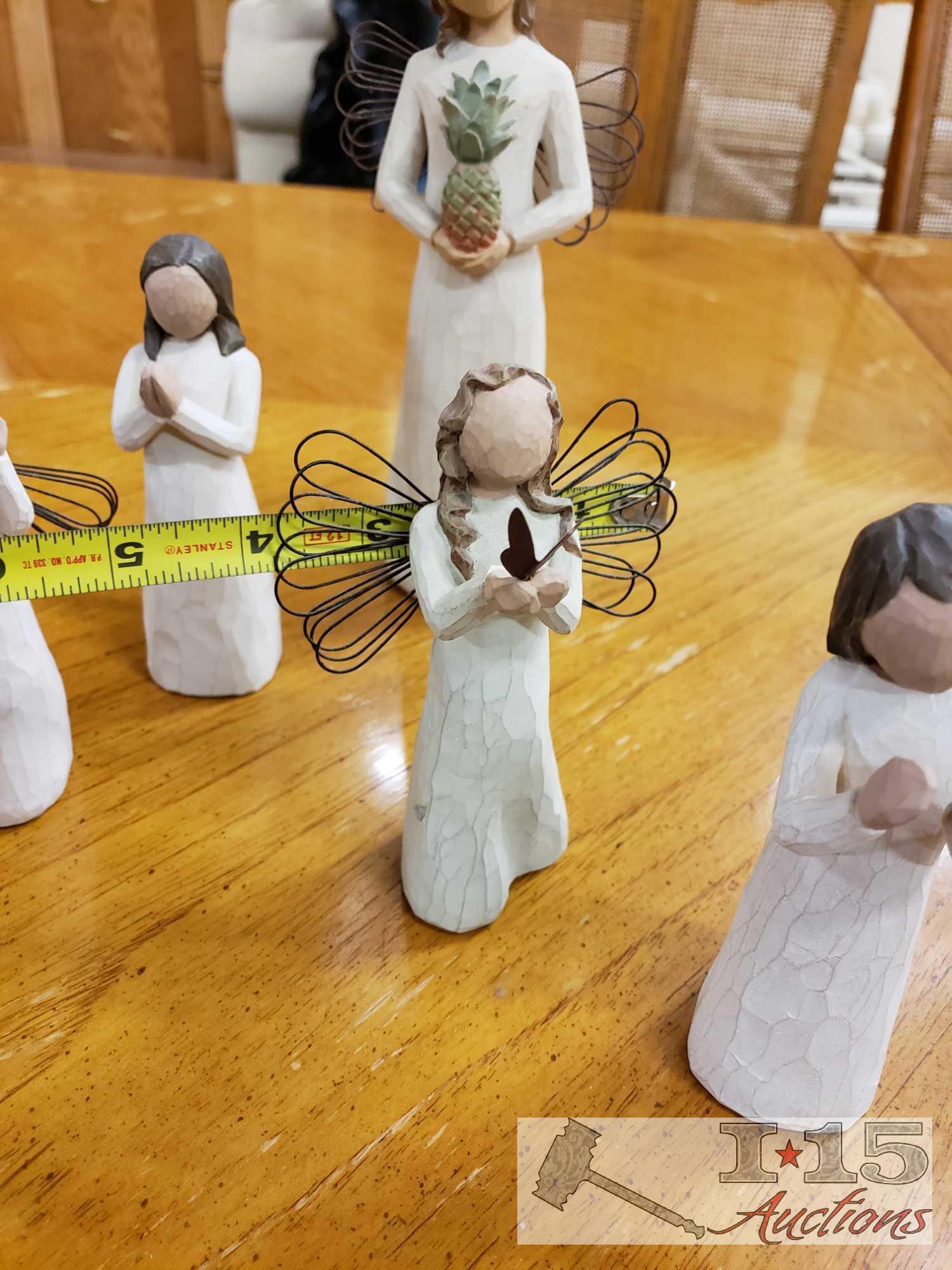 6 Willow Tree Figurines