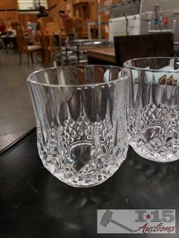 6 Beauitful On The Rocks Crystal Whiskey Glasses 5