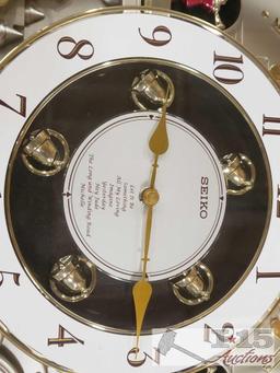 Seiko High Fidelity Sound Clock, 2 Kirch Clocks, and Apollo Clock