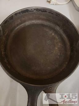 Three Cast Iron Pans