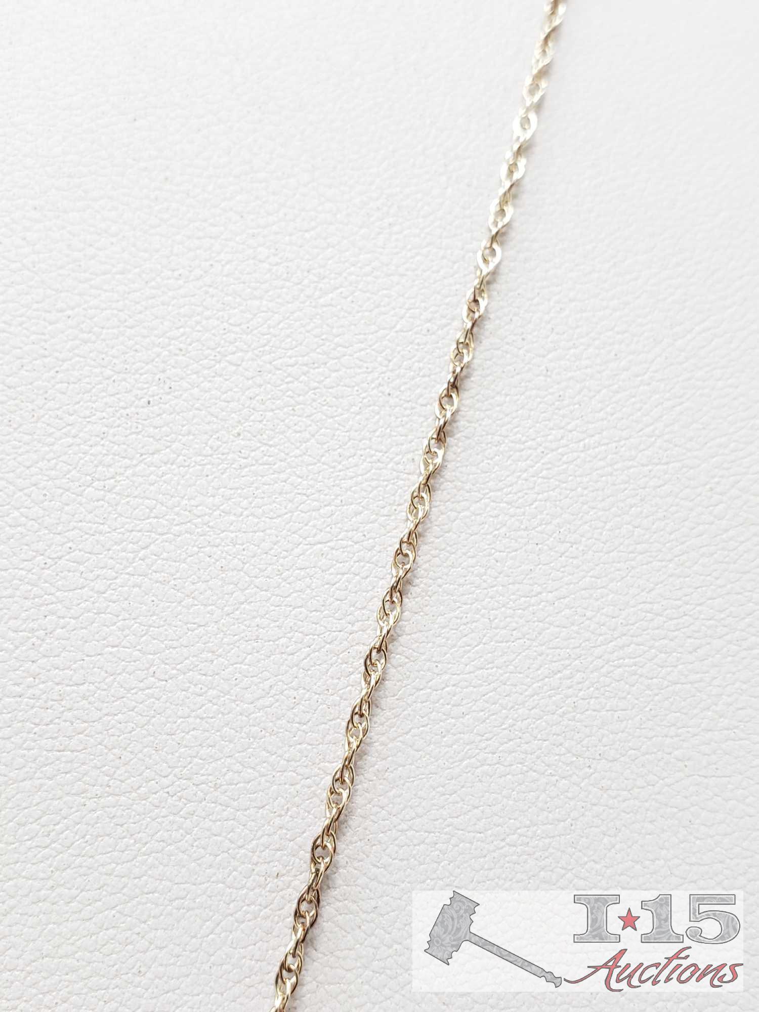 Four Sterling Silver Necklaces, 77.8g