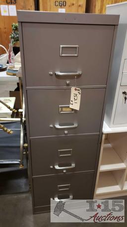Large Filing Cabinet, Small Filing Cabinet, and Small Shelf