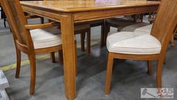 Woodtone Dining Table with 6 Chairs