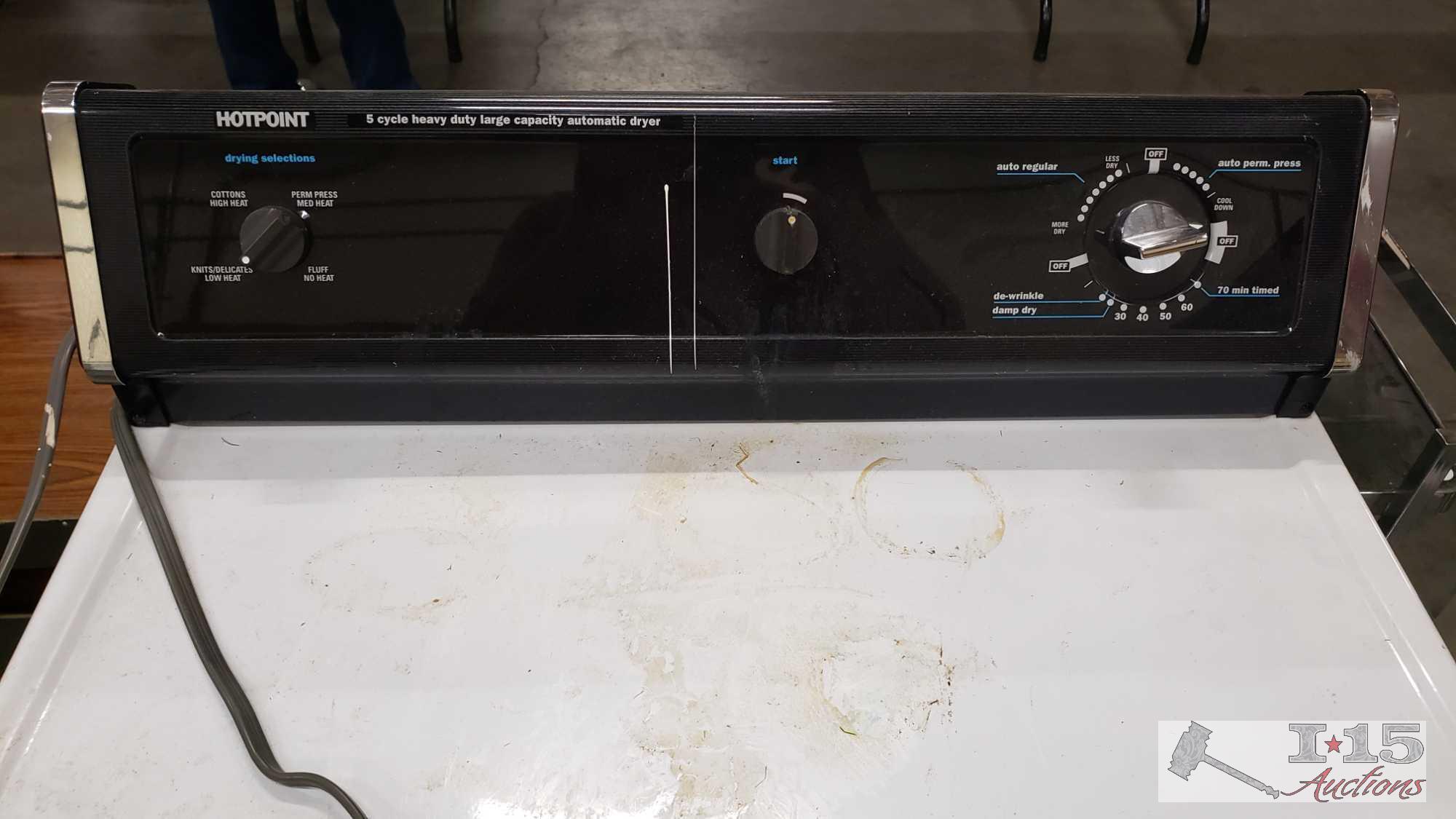Amana Washer and Hotpoint Gas Dryer