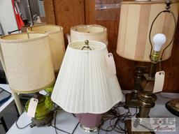 7 Lamps, 25" - 70" Tall