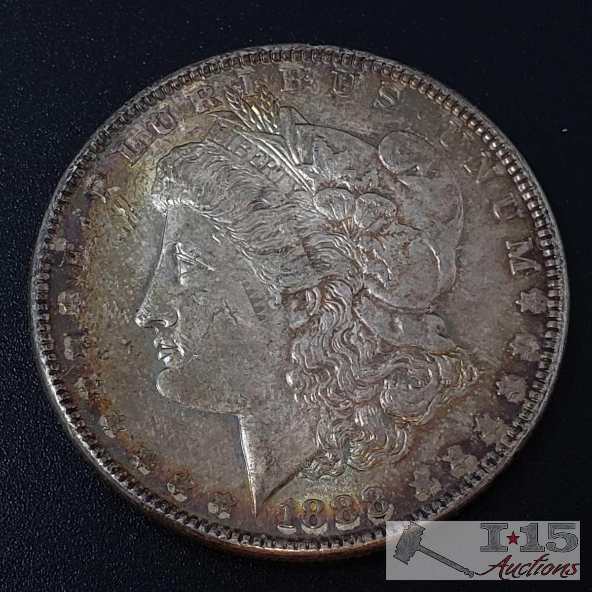 1888 Morgan Silver Dollar, Philadelphia Mint
