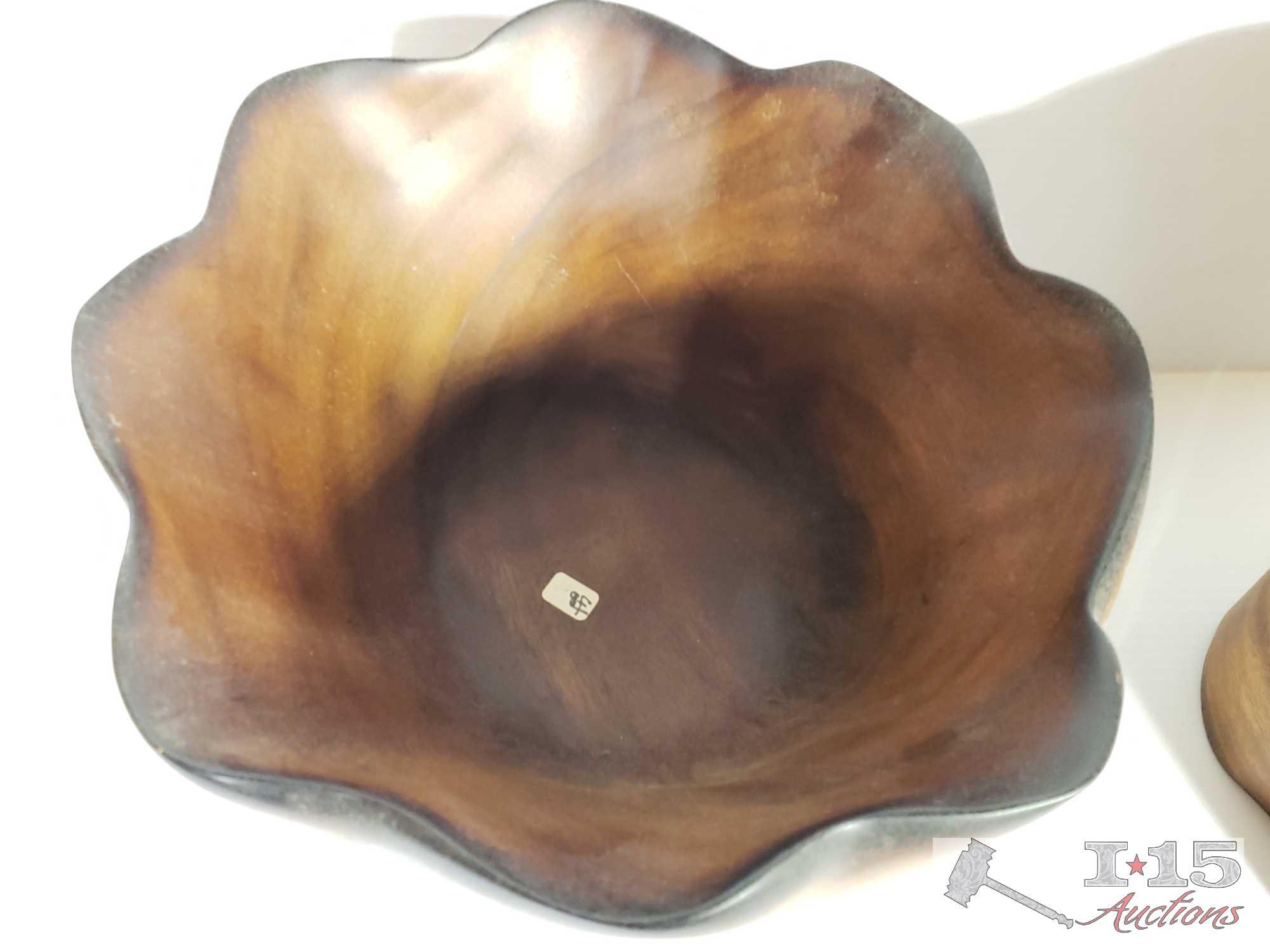 Hand Carved Wooden Bowls from Meh wood