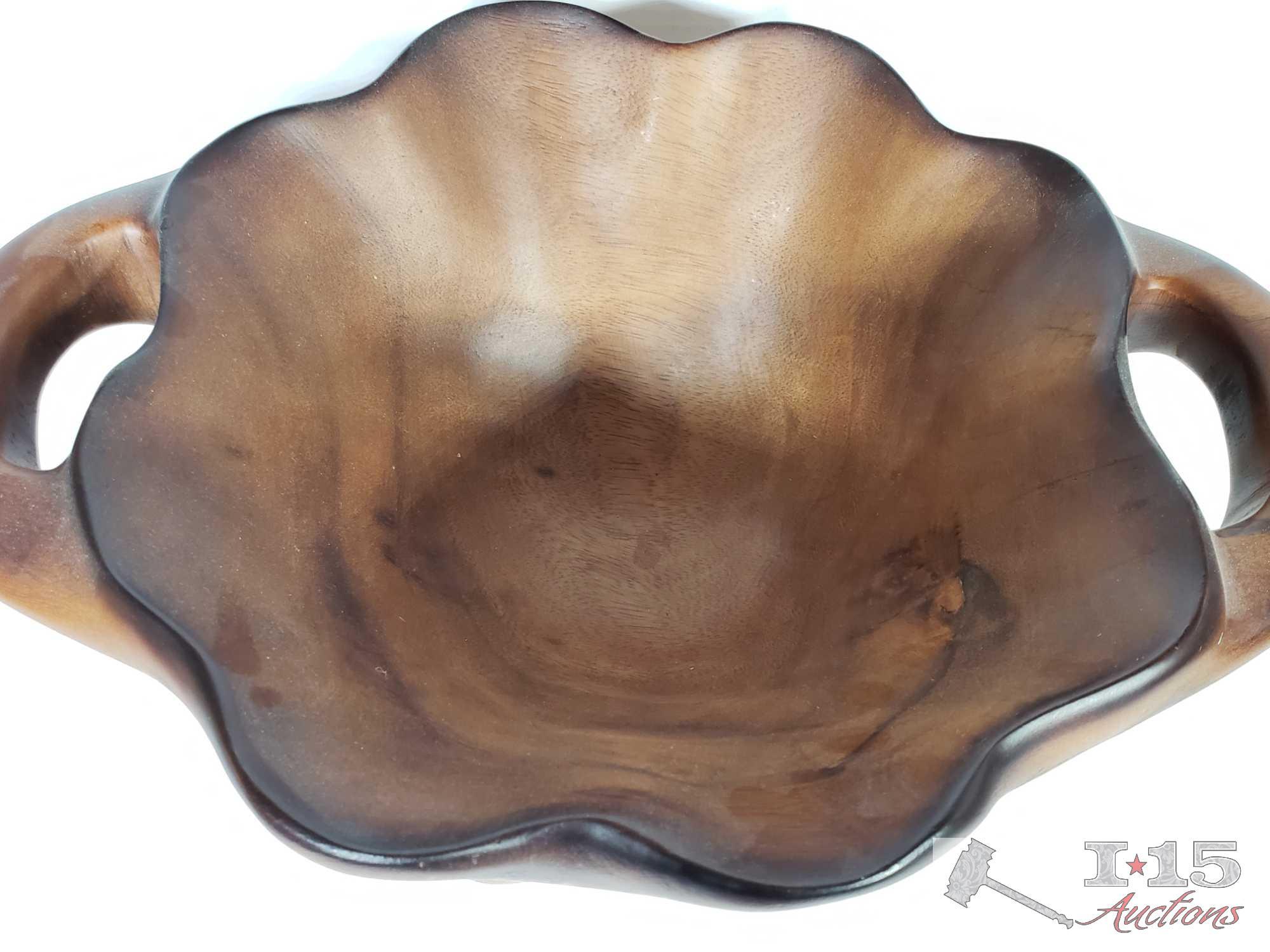 Hand Carved Wooden Bowls from Meh wood