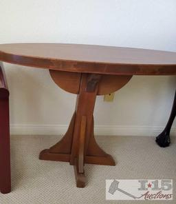 Beautiful Side Table Made From Teak Wood