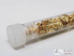 Appears to be Tube of Gold Flakes