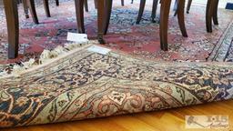 Authentic Turkish Konya Ladik handmade wool on cotton carpet.