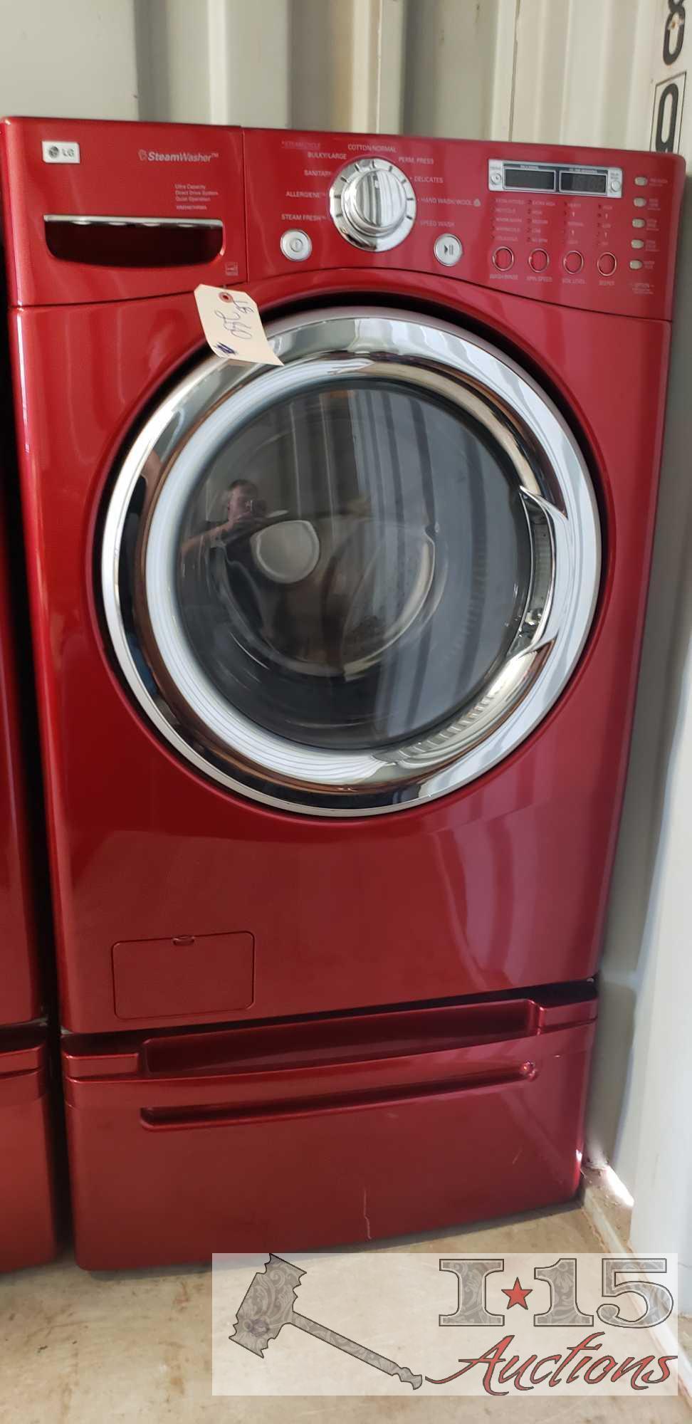 LG Steam washer and gas steam dryer