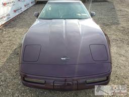 1993 Chevy Corvette, Purple, See Video!