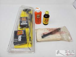 Gun Bore Cleaning Kit w/ Chemicals & Pocket Flare Gun