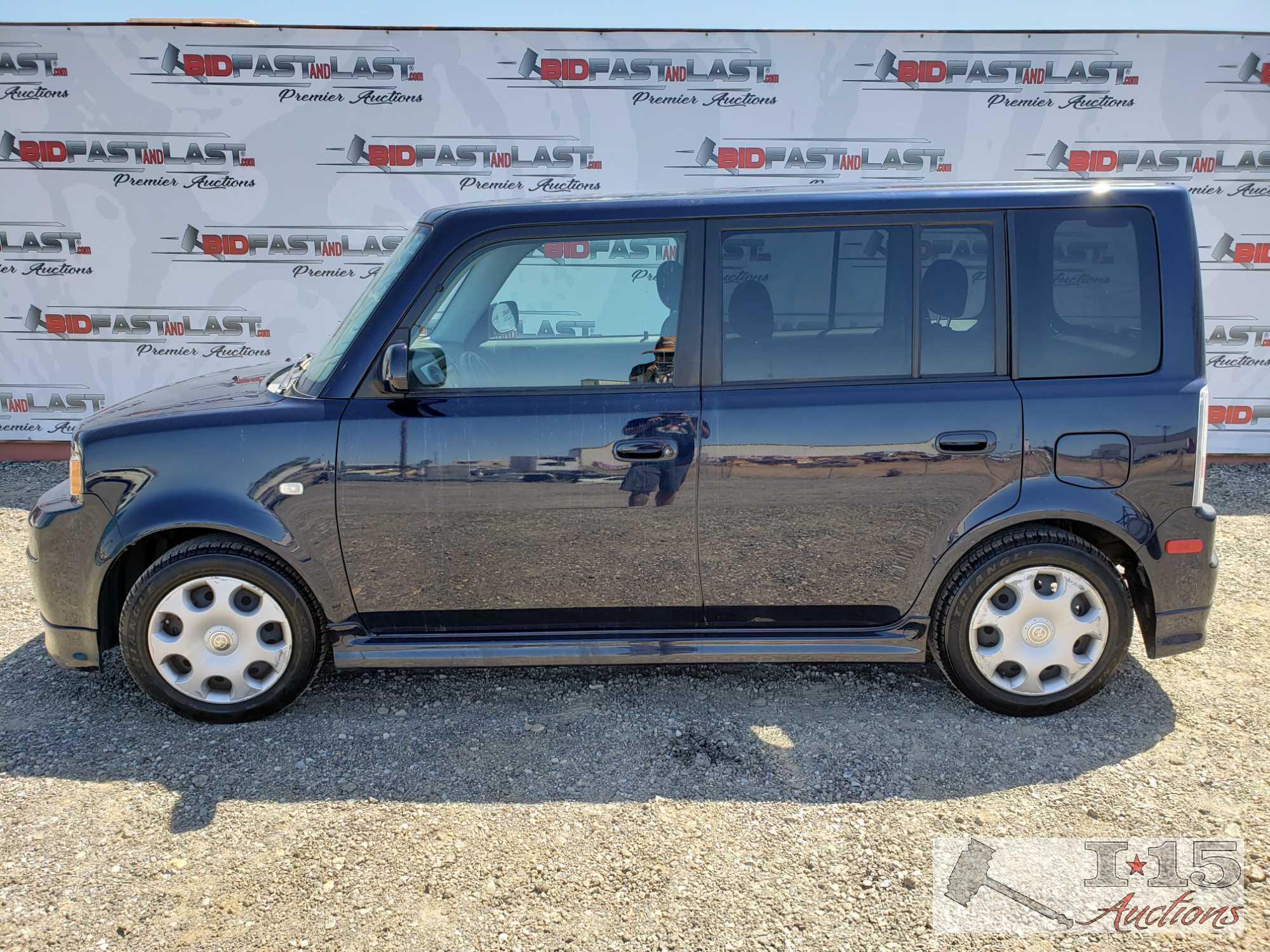 2005 Scion xB, Dark Blue CURRENT SMOG