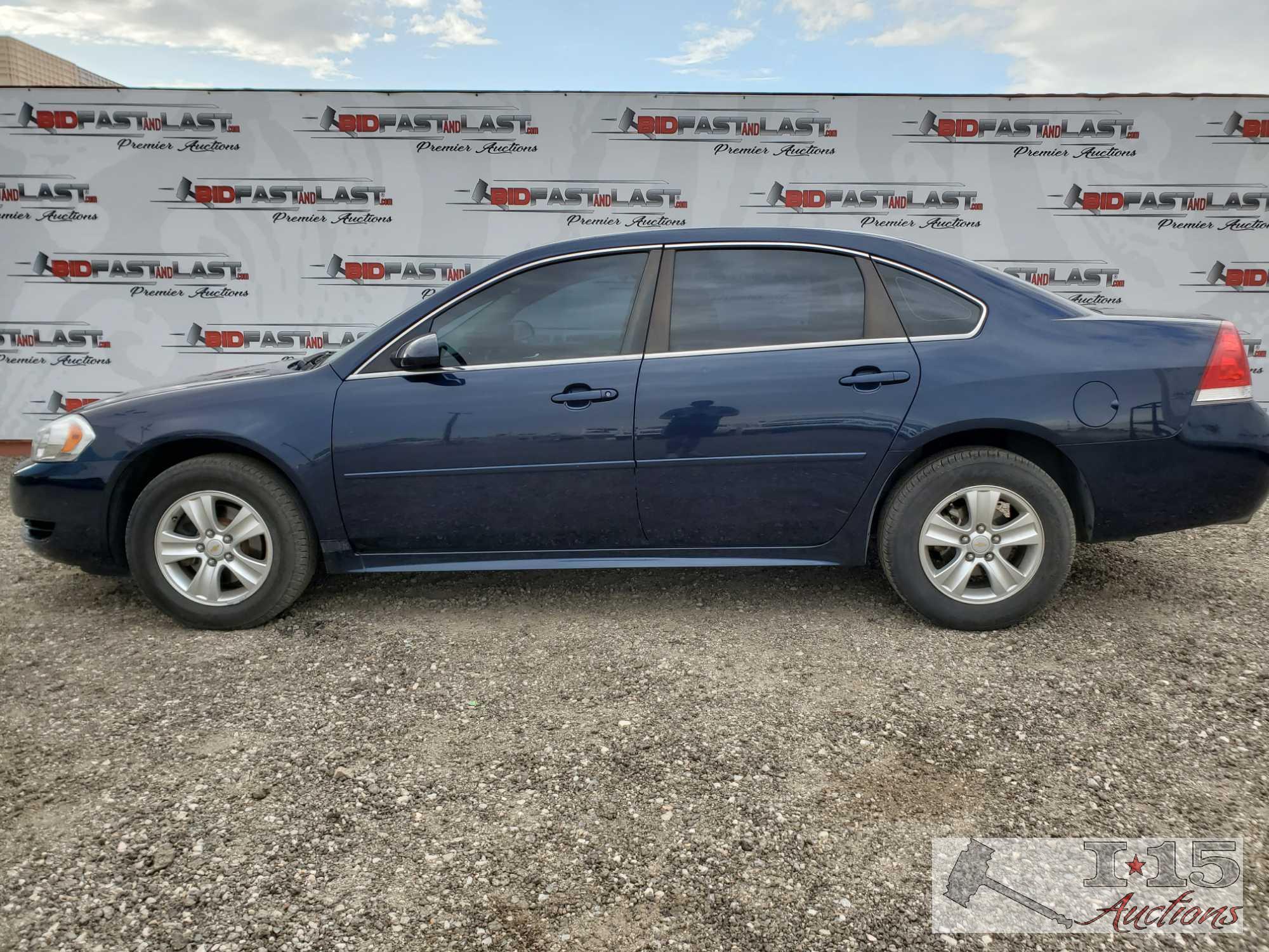 2012 Chevrolet Impala, Dark Blue CURRENT SMOG