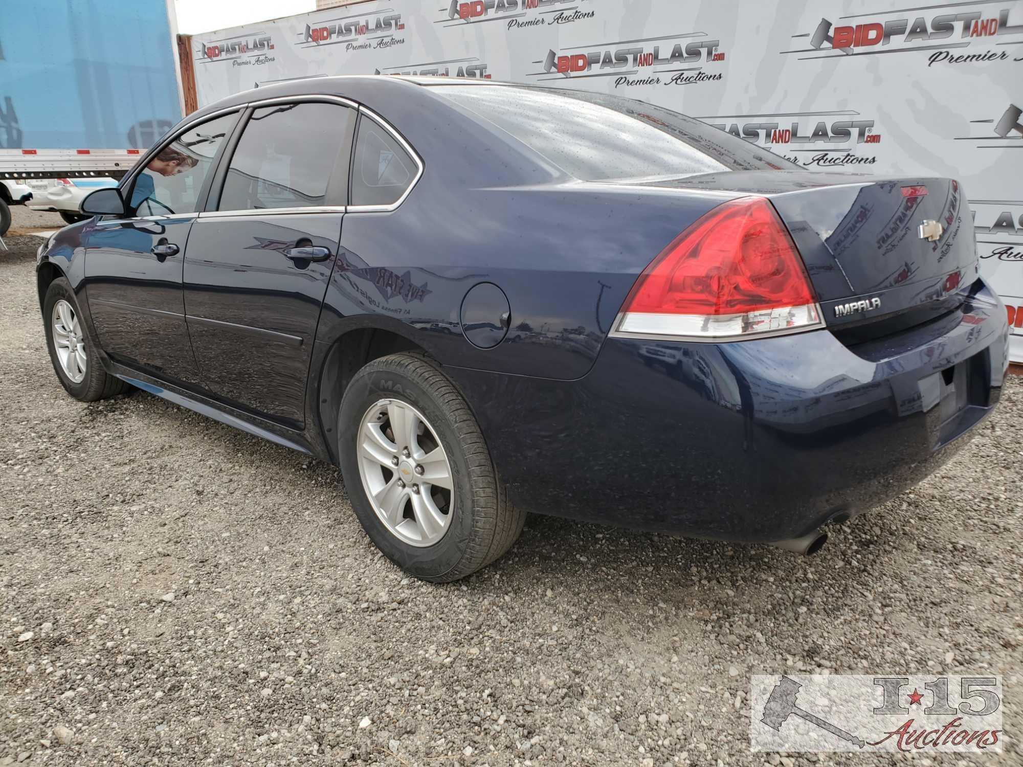 2012 Chevrolet Impala, Dark Blue CURRENT SMOG