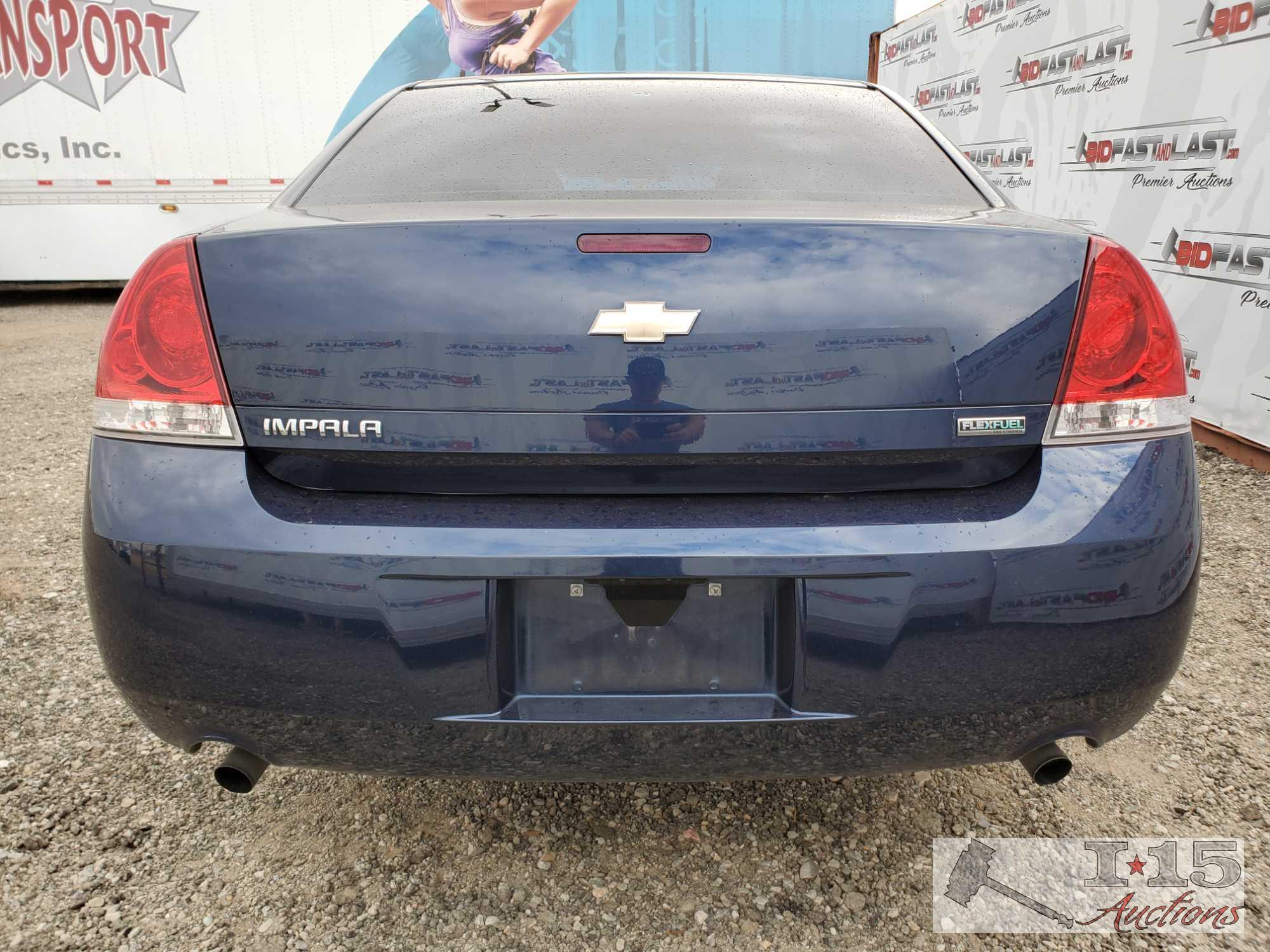 2012 Chevrolet Impala, Dark Blue CURRENT SMOG